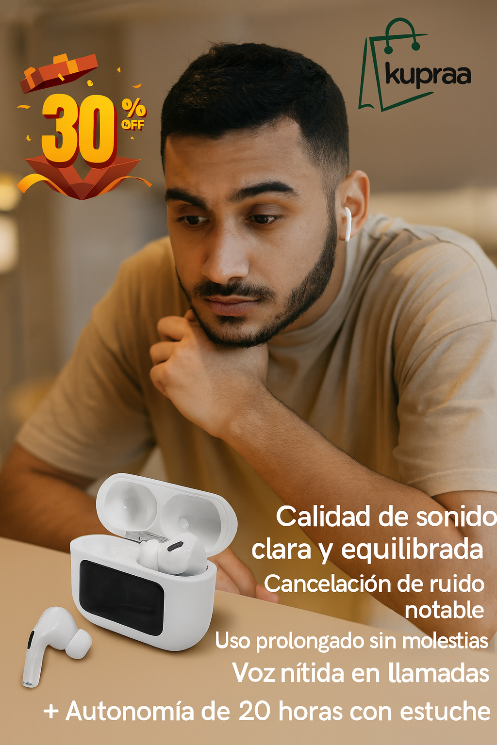 AirPulse Pro™ AUDIFONOS BLUETOOTH